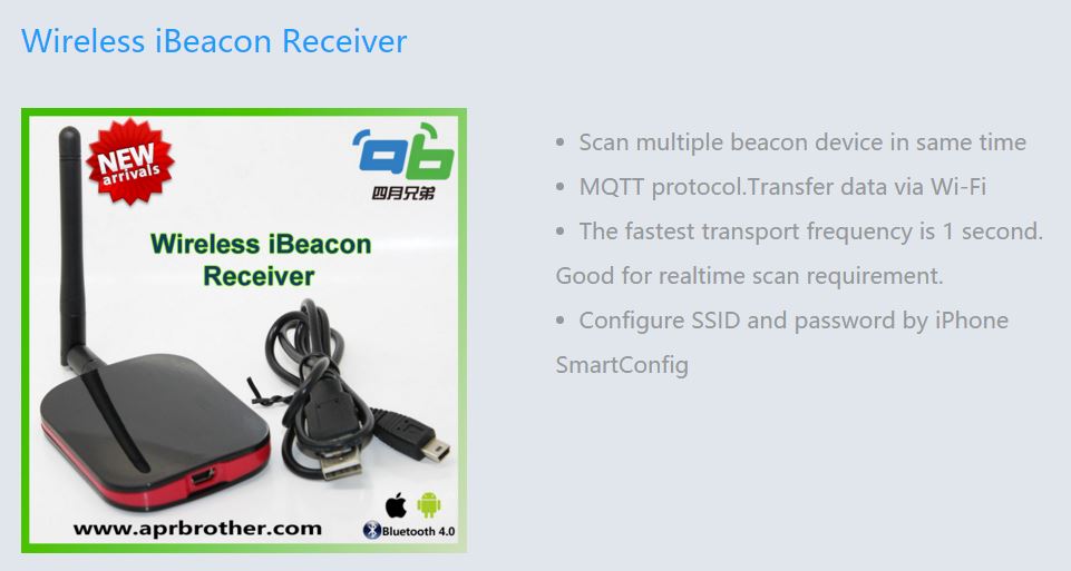 mqtt ibeacon reciever