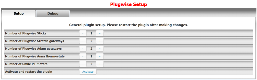 Setup with unlimited gateway support