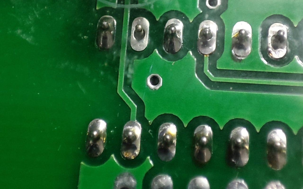 Bad soldering