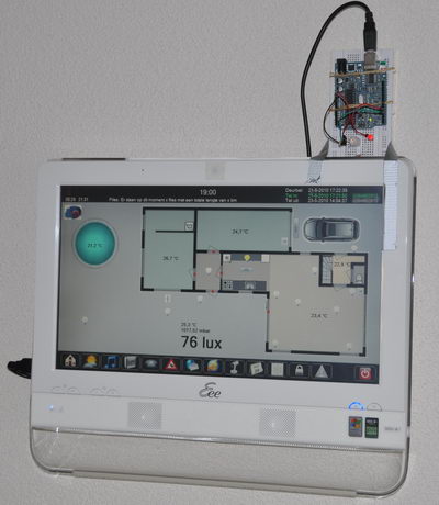ASUS TOP powering an Arduino with PIR